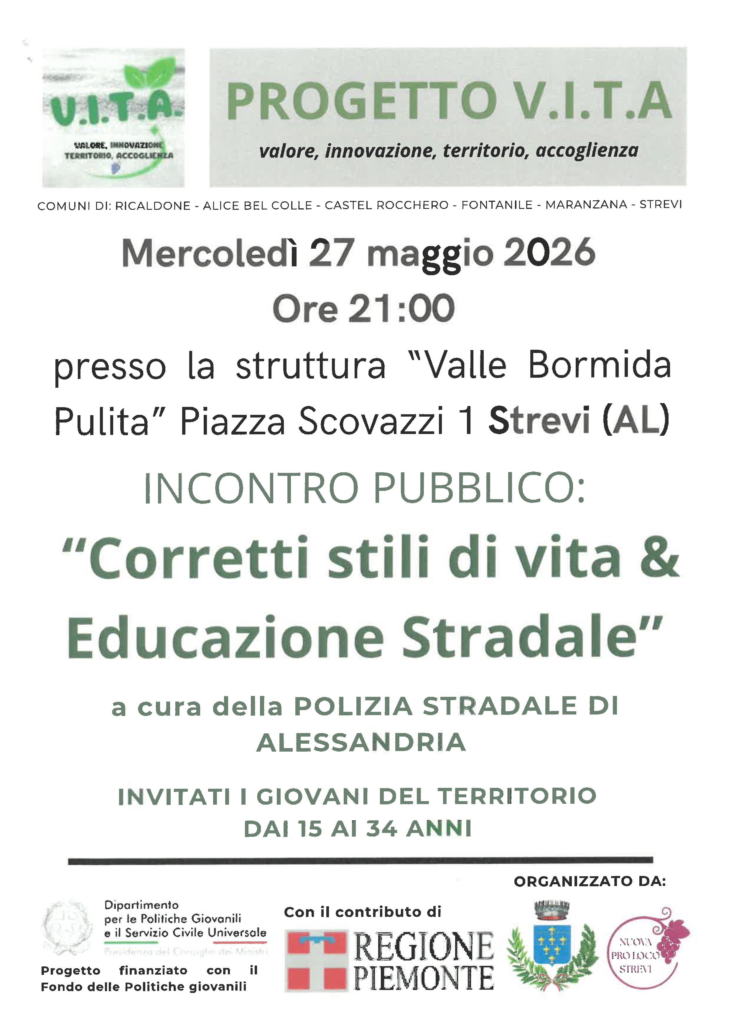 Corretti stili di vita & educazione stradale